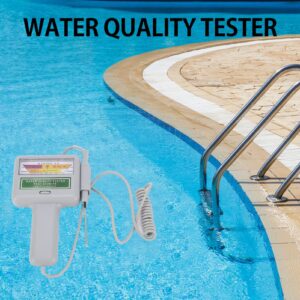 MOUMOUTEN Portable PH Tester - Meter Swimming Pool Spa Water Quality Monitor Checker Water Quality Monitor Spa Pool Water pH Tester Water Quality Tester Level