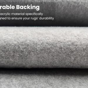 Dabline 80" x 80" Felt Fabric - Ideal for DIY Crafts, Tufting, Sewing and Padding - 1.6mm Thick Acrylic Felt Roll 6.6x6.6 ft