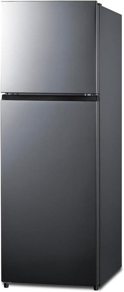 Summit Appliance FF1142PLLHD 24" Wide Top Mount Refrigerator-Freezer, 11.5 cu.ft, ENERGY STAR-certified, Door Storage (Left Hand Door)