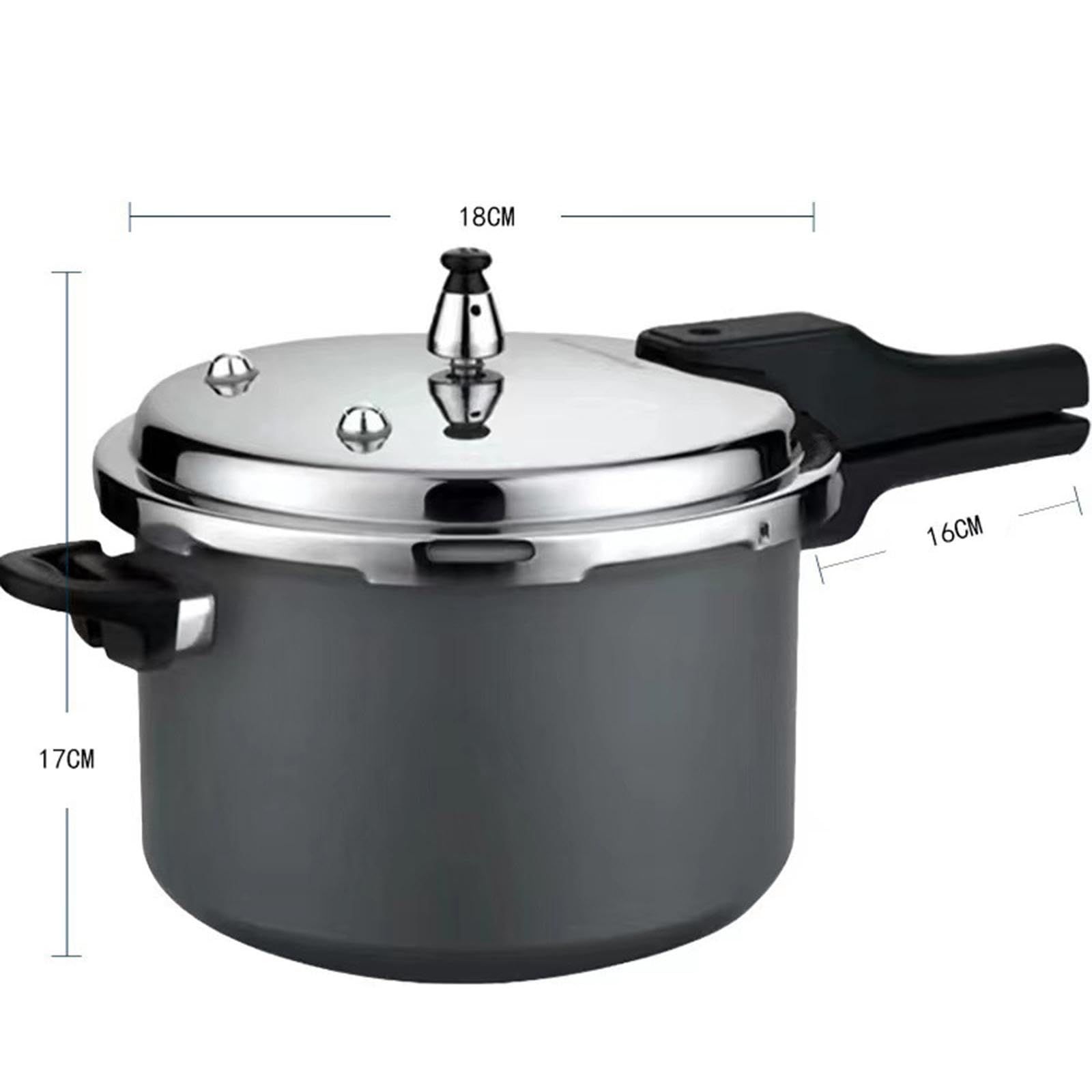 Aluminum Alloy Pressure Cooker Rice Cooker Kitchen Cookware Quickly Cooking Stewed Meat Pot Pressure Canner for Kitchen Hotel