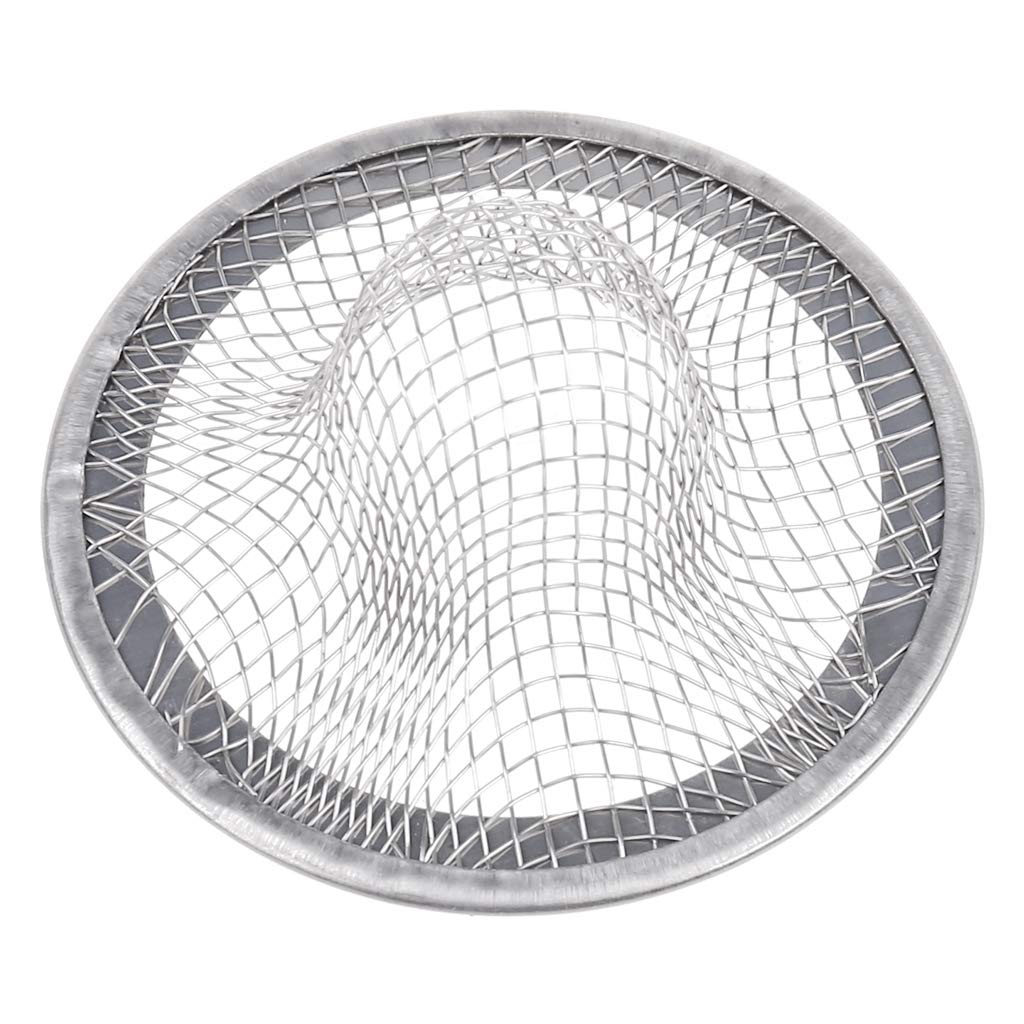 Stainless Steel Kitchen Sink Strainer Hair Catcher Stopper Bathroom Bathtub Show Kitchen Sink Strainer Plug 80mm