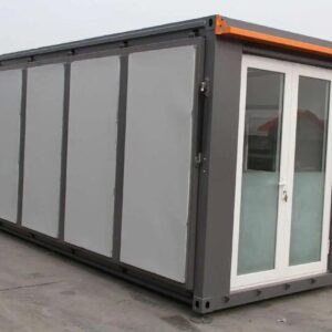 Portable Prefabricated Tiny Home. 20ft Double Wing Expansion Home Box. Mobile Expandable Plastic Prefab House for (Hotel, Booth, Office, Guard House, Shop, Villa, Warehouse, Workshop).