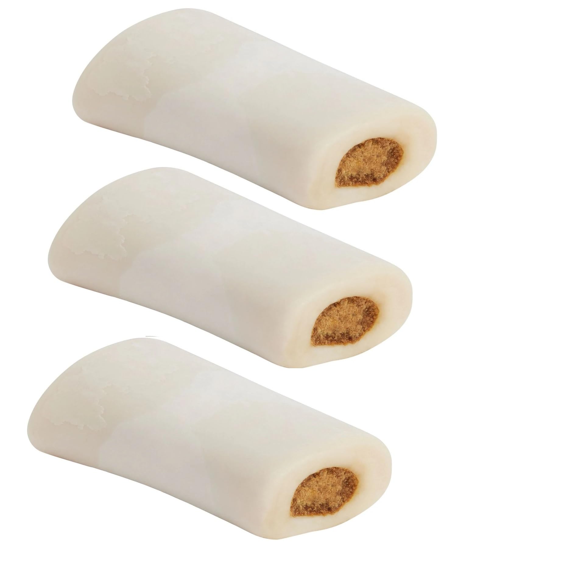 MPP Stuffed Cheese Shin Bones 4 Inch Refillable Nutritious Dog Dental Care Chews (4 Bones)