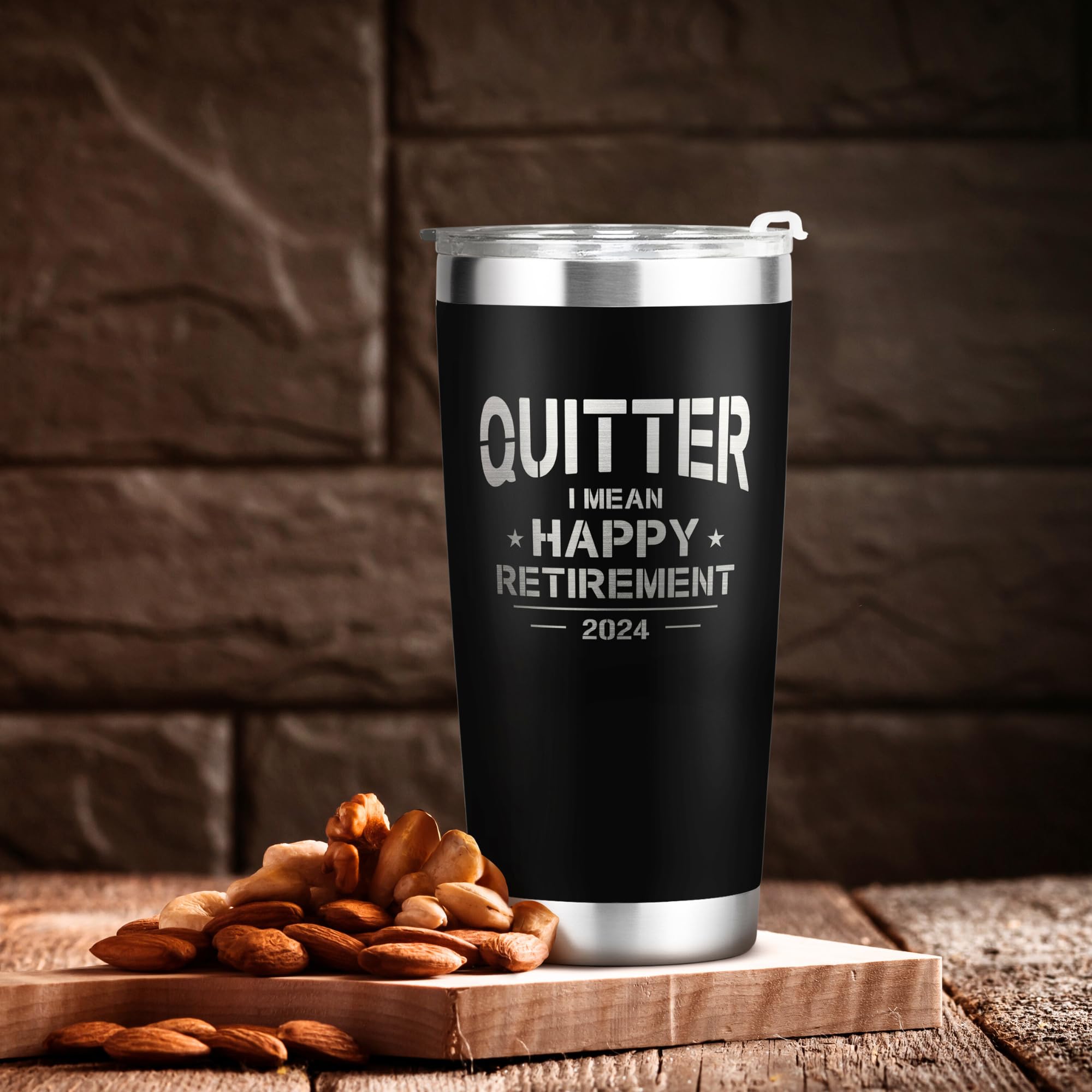 Retirement Gifts for Men - Retirement Gifts for Men 2024 - Retirement Gifts for Coworker, Boss, Dad, Husband, Him, Grandpa - Cool Retirement Gifts - Retired Gifts for Men - 20 Oz Retirement Tumbler