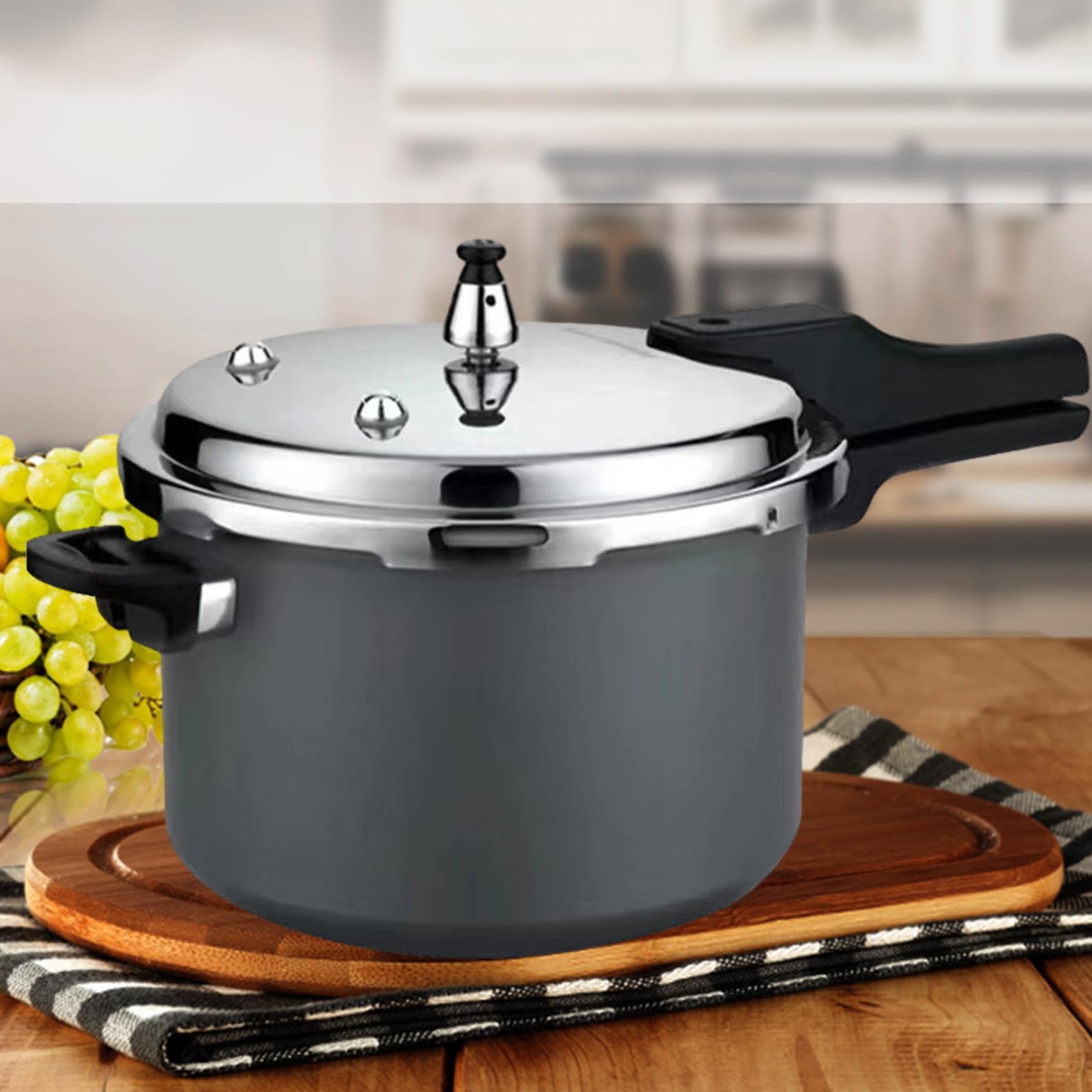 Aluminum Alloy Pressure Cooker Rice Cooker Kitchen Cookware Quickly Cooking Stewed Meat Pot Pressure Canner for Kitchen Hotel