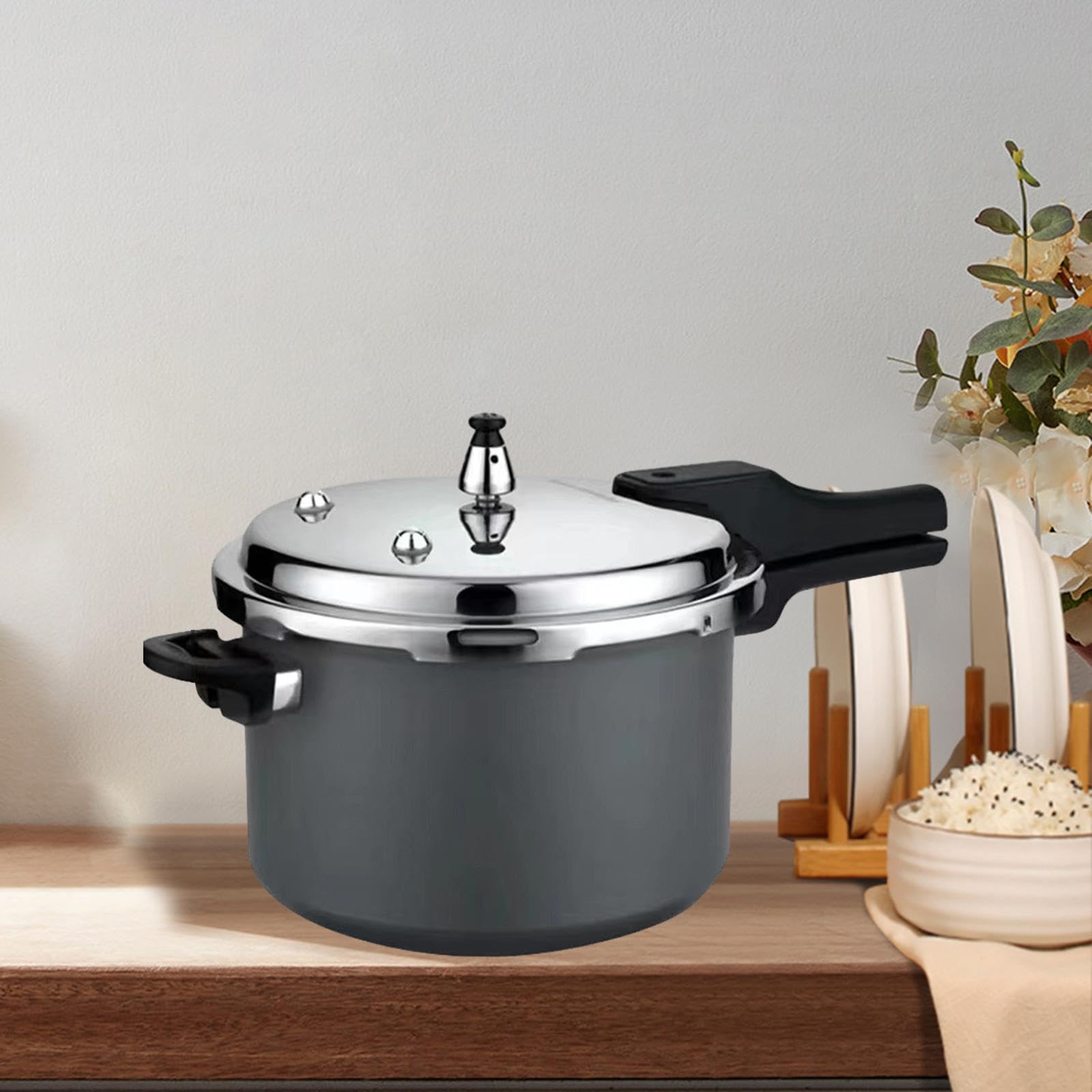 Aluminum Alloy Pressure Cooker Rice Cooker Kitchen Cookware Quickly Cooking Stewed Meat Pot Pressure Canner for Kitchen Hotel