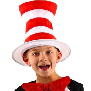 Amscan Bold Red & White Dr. Seuss Cat in the Hat - One Size Fits Most (1 Pc.) - Premium Quality Material - Perfect for Costumes and Themed Parties