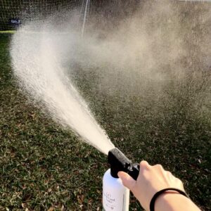 Backyard Halo Mosquito Barrier End Hose Sprayer Kit | DEET Free | Two 16 Fl Oz Bottles | Children, Adult, and Pet Safe | Friendly to The Environment | Reduces Mosquitoes | Covers 2,400 SqFt