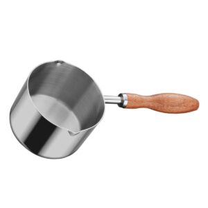 biudeco oil pan babish cookware sauce pot soup pan mini pan chocolate heating pot candy kettle stovetop sauce pitcher coffee candle dosa casserole stainless steel baby butter