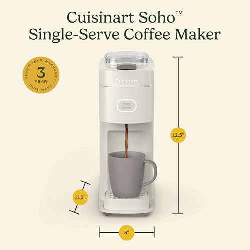 CUISINART Soho™ Single-Serve Coffeemaker, Truffle, SS-7TR