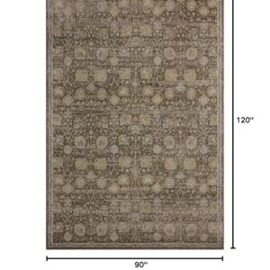 Loloi Magnolia Home by Joanna Gaines x Mona Bark/Natural 7'-6" x 10' Area Rug