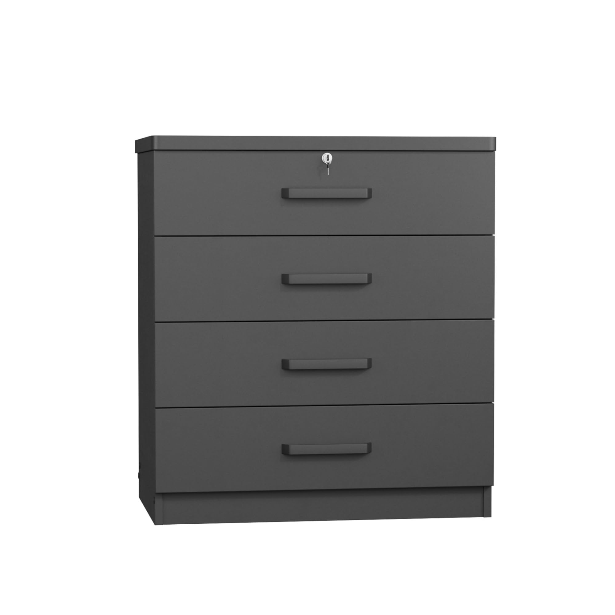 Better Home Products Super Jumbo 4 Drawer Storage Chest Dresser (Black)