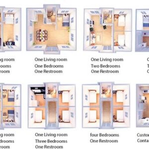 Portable Expandable Prefab House for Hotels, Offices, and More - Versatile Plastic Construction - Ideal for Villas, Warehouses, and Workshops (20FT)