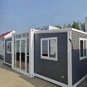 Portable Expandable Prefab House for Hotels, Offices, and More - Versatile Plastic Construction - Ideal for Villas, Warehouses, and Workshops (20FT)