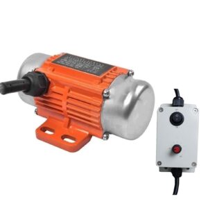 ato 50w concrete vibration motor with speed controller, adjustable exciting force dc electric vibration motor low noise concrete vibrating motor 3600rpm 1 phase 110v