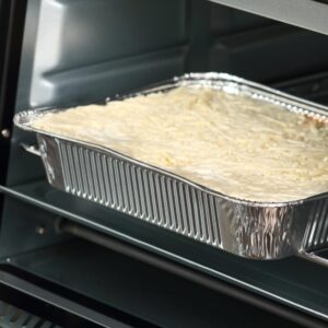 Bluesky Ultra Heavy Duty Silver Aluminum Pans - 9" x 13" (Pack of 5) - Premium Quality - Perfect for Baking, Cooking & Storage