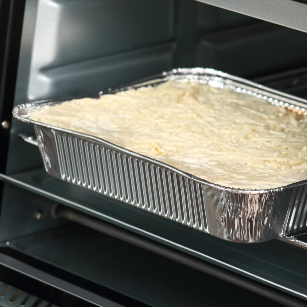 Bluesky Ultra Heavy Duty Silver Aluminum Pans - 9" x 13" (Pack of 5) - Premium Quality - Perfect for Baking, Cooking & Storage