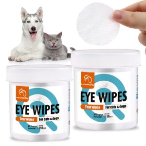 havenfly pet wipes for cats & dogs, grooming wipes for eyes, paws, ears, nose, unscented soft pet tear stain remover wipes 300 pads