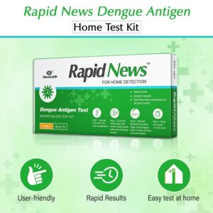 Rapid news dengue instant home blood test kit |NS1 antigen test | Instant result