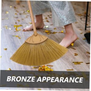 JECOMPRIS 3pcs Sector Lengthen Stainless Steel Broom Head Floor Broom Head Sweeper Home Broom Head Ceiling Replacement Head Floor Sweeper Floor The pet Broom Part for Broom