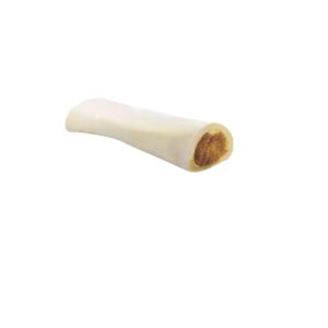 MPP Stuffed Peanut Butter 6 Inch Shin Dog Bones Refillable Nutritious Dental Chew (5 Bones)