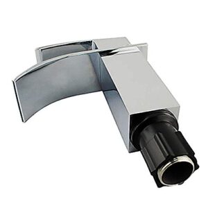 Faucet Bathroom Taps Silver Bathtub Faucet Kitchen Faucet Bathroom Sink Faucet Waterfall Single Handle Faucet