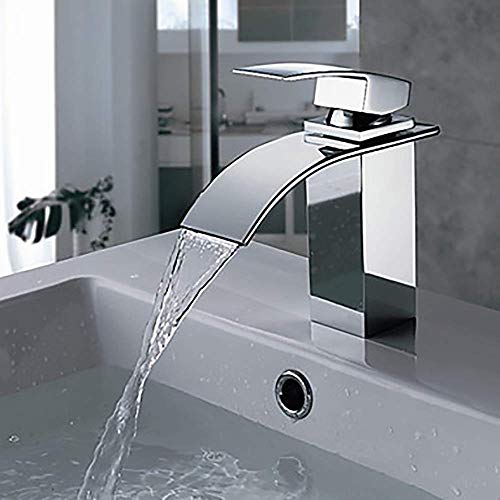 Faucet Bathroom Taps Silver Bathtub Faucet Kitchen Faucet Bathroom Sink Faucet Waterfall Single Handle Faucet