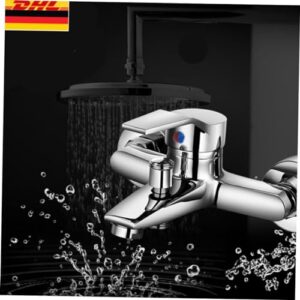 jojofuny 2pcs Faucets for Bathroom Sinks Kitchen Bathroom Sink Faucets Bathtub Faucet Hot and Cold Water Faucet