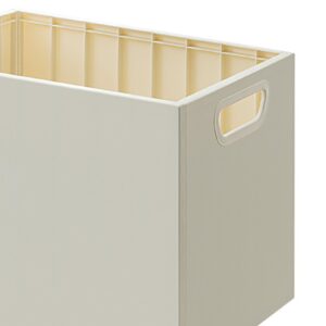 Cyrank Rectangle Storage Basket, Large Basket Storage Bins for Shelves Rectangle Storage Bin Storage Baskets(with Wheel)