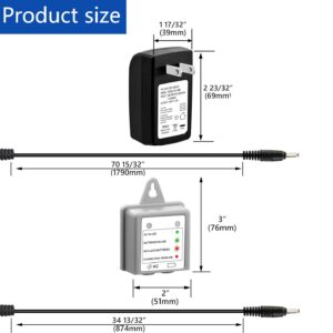 169031 AC Power Cord Adapter Kit for Moen MotionSense, MotionSense Wave and U by Moen Kitchen Faucets (169031)