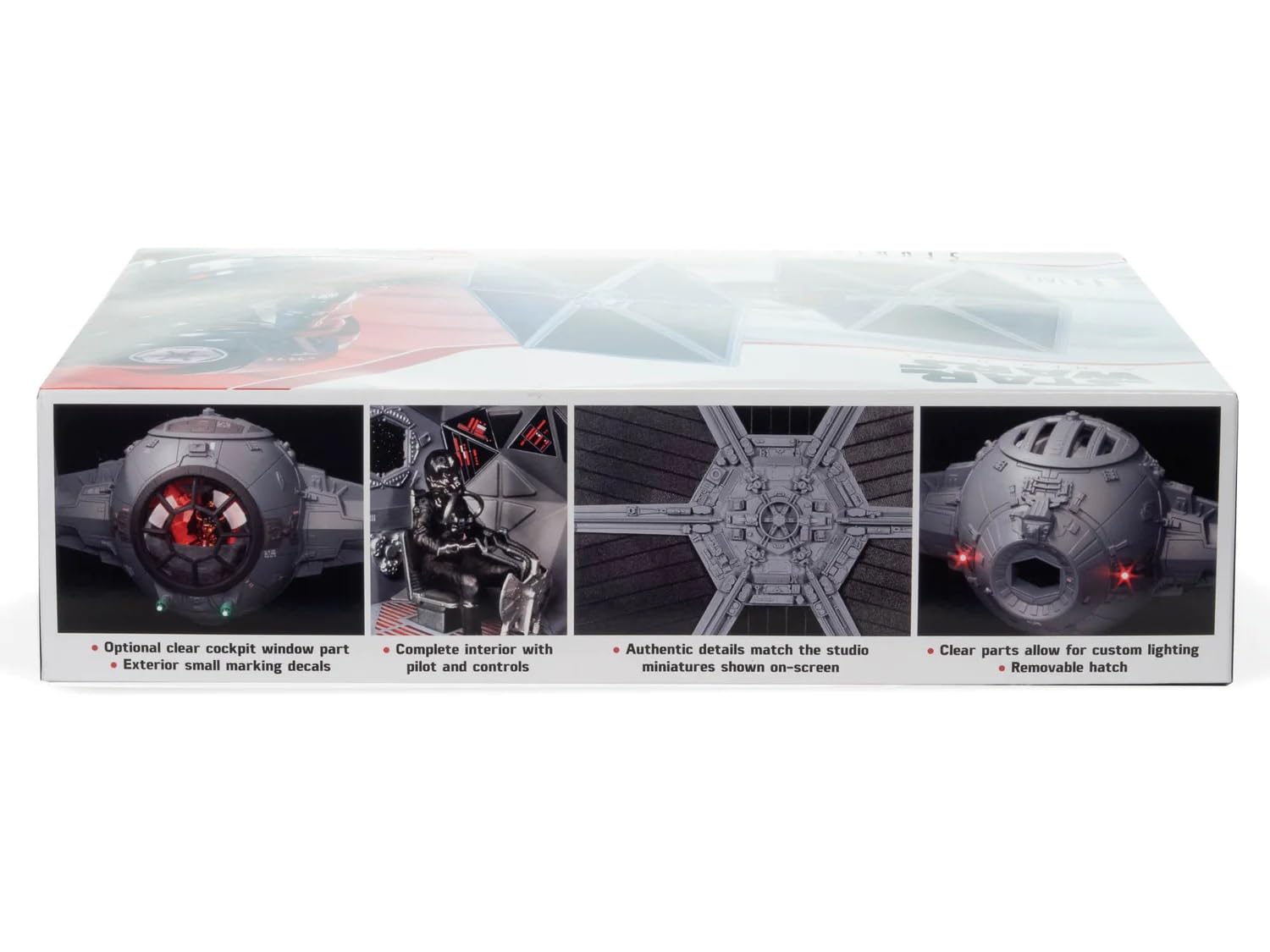 Skill 2 Model Kit Tie Fighter Episode IV – A New Hope (1977) Movie 1/32 Scale Model by AMT AMT1341