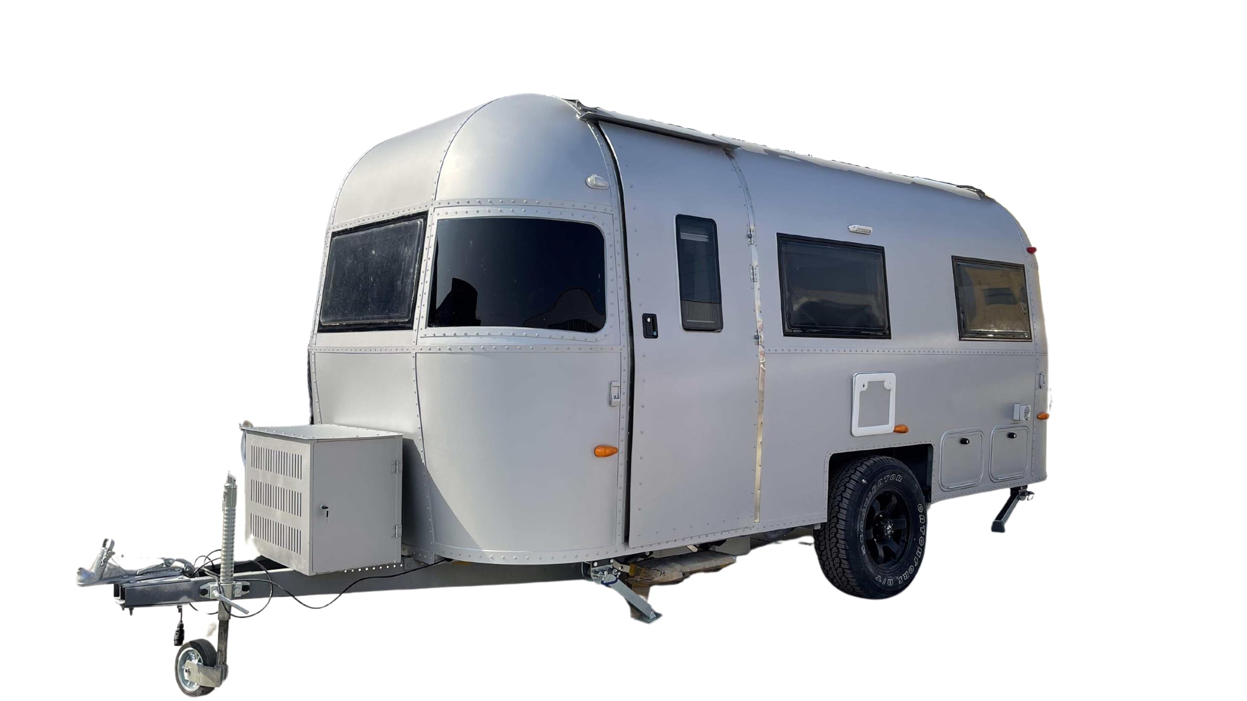 Airstream Caravans Trailer with Bedroom/Living Room/Bathroom and Kitchen.Now Travelling is Much Easy, 24 * 7.15 * 8ft.