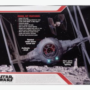 Skill 2 Model Kit Tie Fighter Episode IV – A New Hope (1977) Movie 1/32 Scale Model by AMT AMT1341