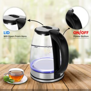 truTRTL Sizzle Glass Kettle (Sizzle 1.8L Glass - US)