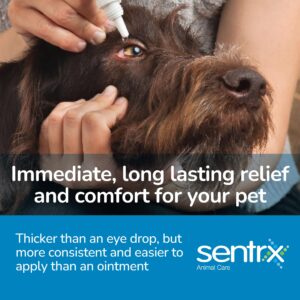 Sentrx Eye Lube Pro, Hyaluronic Acid Drops for Dogs, Cats, Horses, Dry Eye & Redness Relief Ointment, 20g