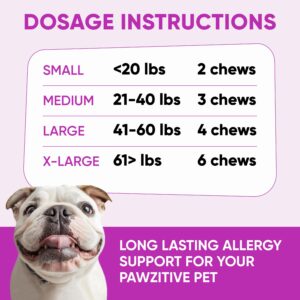 Dog Allergy Relief Chews for Itchy Skin - Allergy Chews for Shedding, Licking Paws, Hot Spot, Itchy Skin and Ears - USA Product - Omega 3 Fish Oil Skin & Coat Supplement - Anti Itch Immune Treats