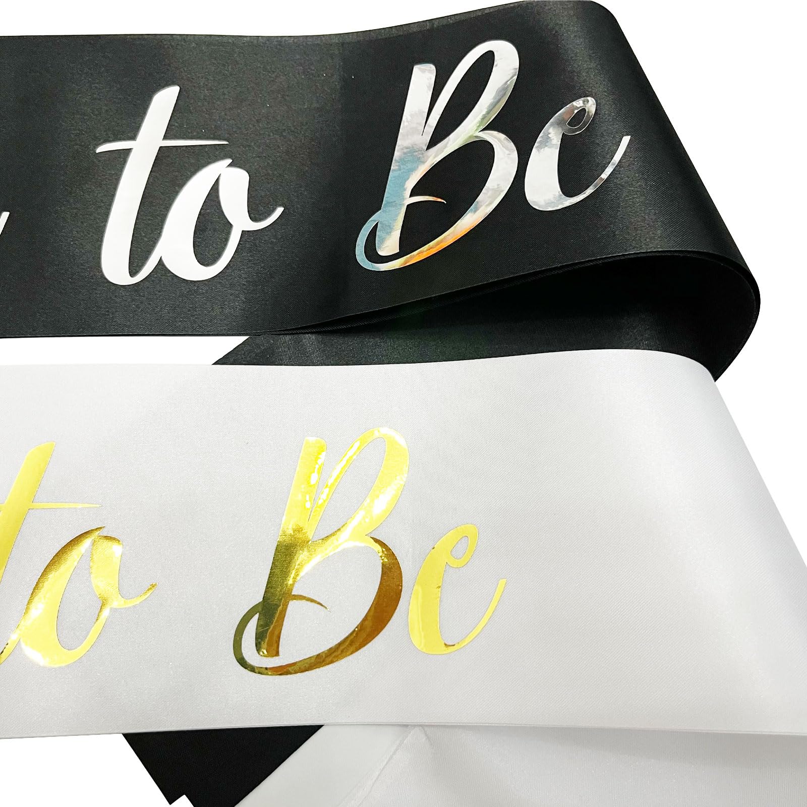 NAUXIUDSJS Bride to Be Sash and Groom to Be Sash, Bachelorette Party Supplies Engagement Party Favors, Bridal Shower Sashes Bachelor Decorations Just Married Gift Engaged Decor Accessories