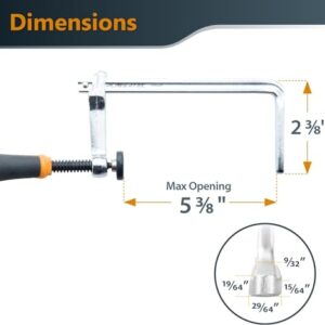 POWERTEC 110" Track Saw Guide Rail Kit for Festool and Makita, Includes 2PK 55" Guide Rails, 2PK Guide Rail Connectors, 2PK Track Saw Clamps (72058)