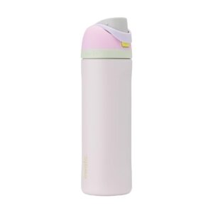 owala flip insulated stainless steel water bottle with straw for sports and travel, bpa-free, 24-ounce, candy coated