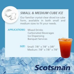 Scotsman Ice Prodigy Elite Commercial Ice Machine Cube Style Ice Maker MC0330MA-1 (30" Width, Medium Cube, 400 lb/24 Hours, Head Only)