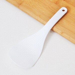 Reusable Plastic Texture Rice Paddle Spoon Rice Scoop Kitchen Toolwhite And Exquisite Workmanship Clever