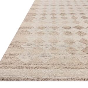 Loloi Magnolia Home by Joanna Gaines x Rae Natural/Ivory 5'-0" x 7'-6" Area Rug