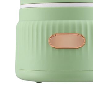 IEUDNS Small Rice Cooker 1.6L Noodle Cooker Keep Warm Portable Electric Pot Nonstick for 1-2 People Camping Cooking Soup Oatmeal, Green