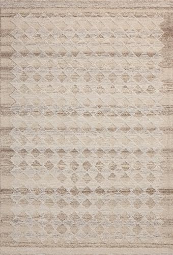 Loloi Magnolia Home by Joanna Gaines x Rae Natural/Ivory 5'-0" x 7'-6" Area Rug