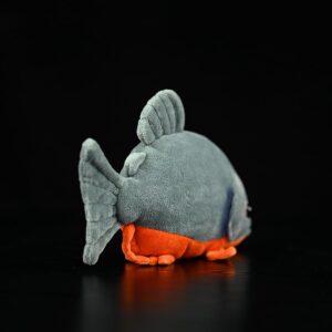 Nohito Piranha Fish Stuffed Animal Piranha Plush Toy Realistic Stuffed Fish Animals Plushie Pillow Doll Kids Gifts 8.7 Inches