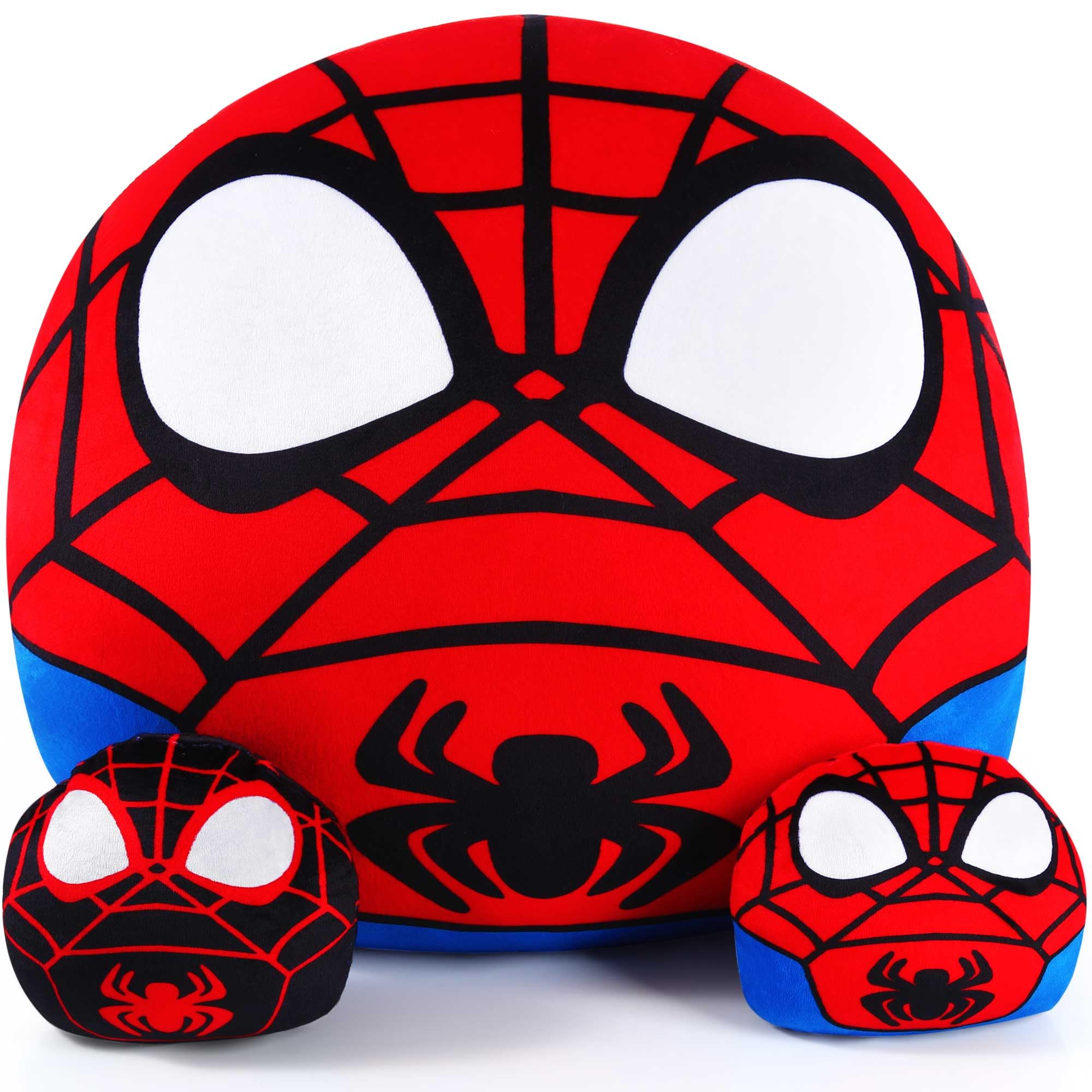 Hevano 3 in 1 Spider Plush Pillow, Super Soft Stuffed Animal Toys for Kids Adults, Plush Pillow Home Decorations, Spider Mommy Stuffed Animal Toys with 2 Babies in her Tummy