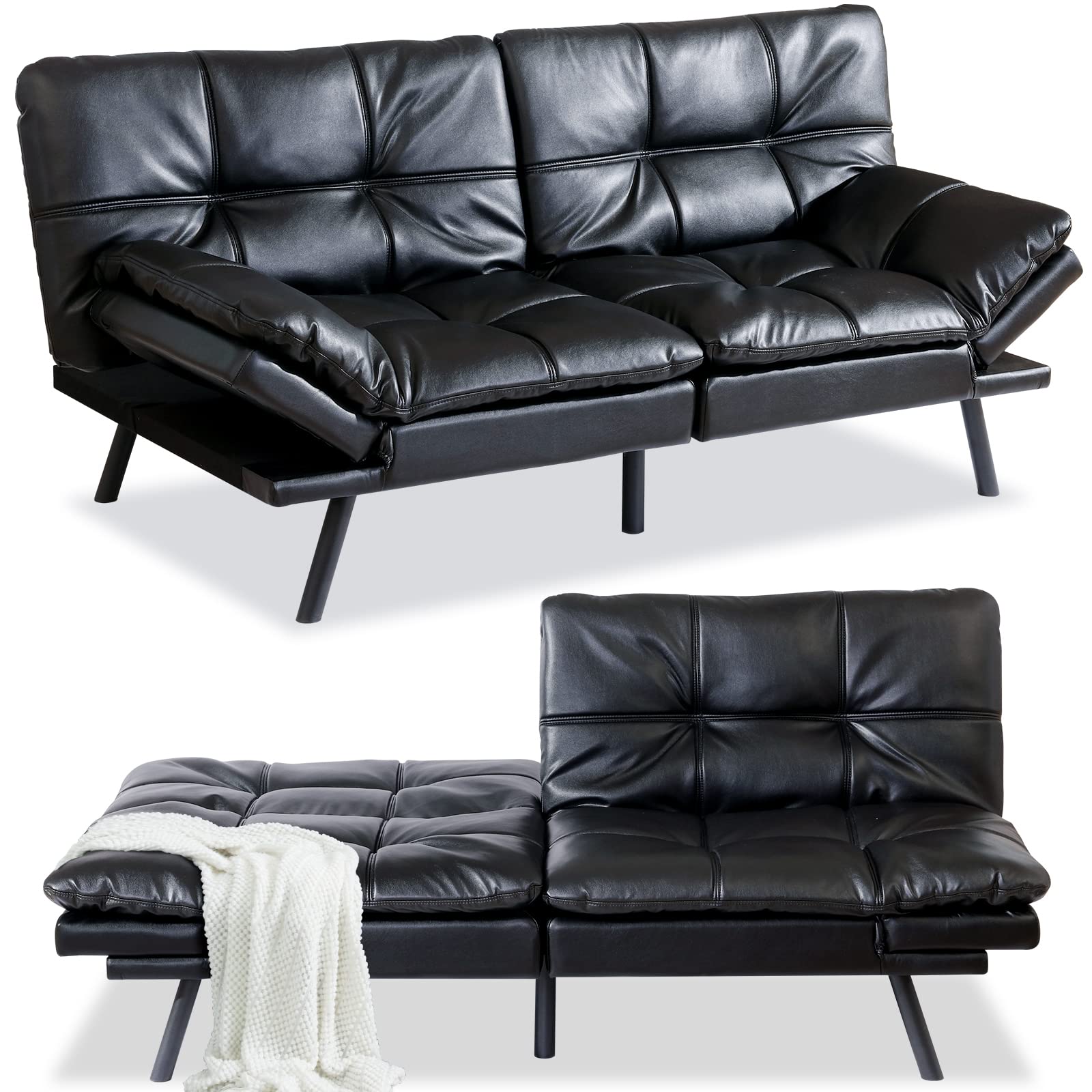 MUUEGM OJL-SF-BLACK-004-new Sofabed, Black New