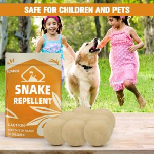 Pufado Snake Repellent for Yard Powerful, Keep Snake Away Repellent for Outdoors, Snake Repellant for Outdoors Pet Safe, Yard Snake Out Repellant, Snake Deterrent Indoor and Home Effectively-8 Pack