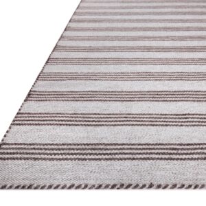 Loloi Magnolia Home by Joanna Gaines x Charlie Silver/Bark 5'-0" x 7'-6" Area Rug