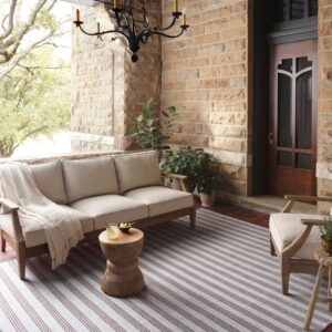 Loloi Magnolia Home by Joanna Gaines x Charlie Silver/Bark 5'-0" x 7'-6" Area Rug